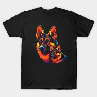 German Shepherd Fathers Day T-Shirt